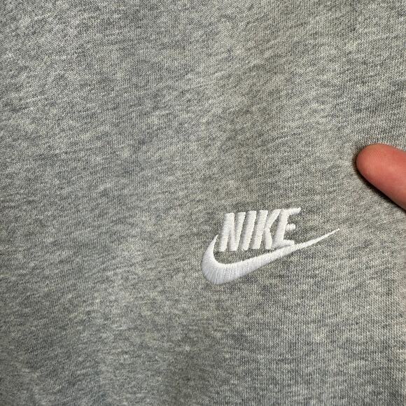 Nike Pants Men's Sweatpants Joggers Drawstring Size Medium Gray Cotton Blend - Picture 6 of 12